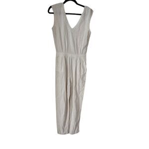& Other Stories Embroidered Rope Detail Linen Jumpsuit 4